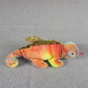 Vintage‎ TY  Iguana "Iggy" Beanie Baby Plush Toy